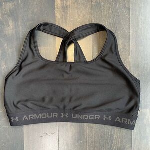 Under Armour Women's Black Compression Sports Bra Size XL